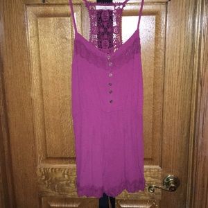 Spaghetti strap romper